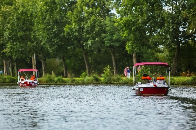 ville de Rennes en bateau