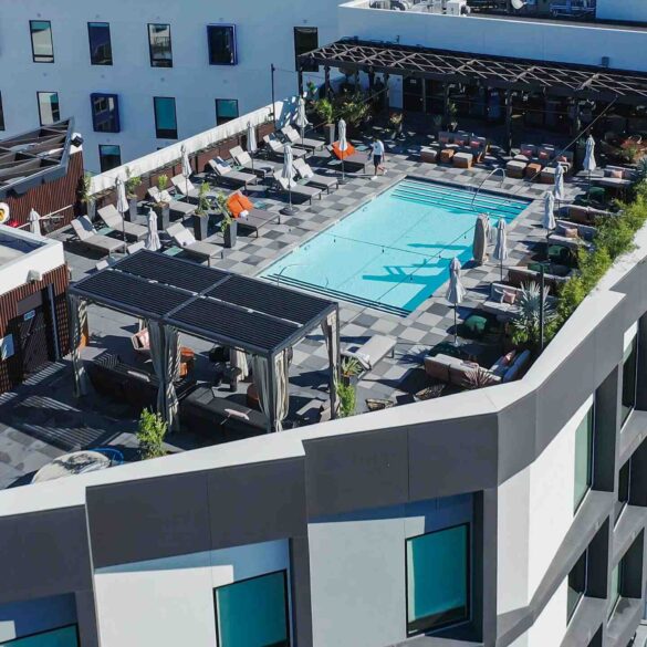 Celestina rooftop Los Angeles