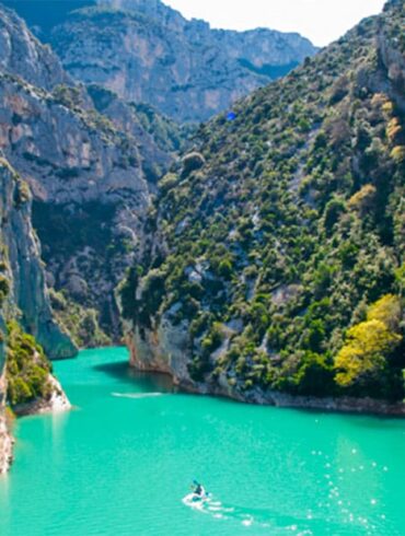 pause dans les gorges du Verdon