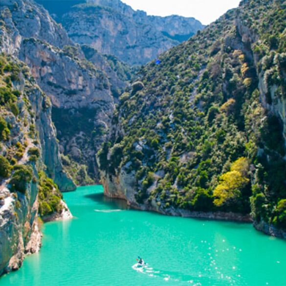 pause dans les gorges du Verdon