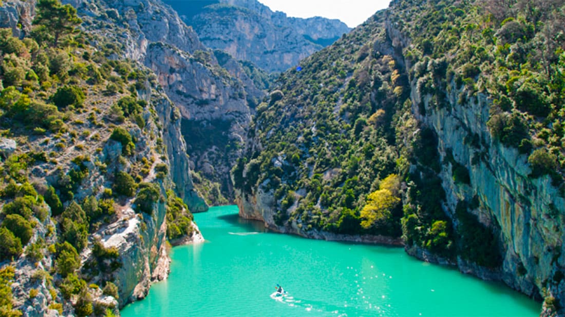 pause dans les gorges du Verdon