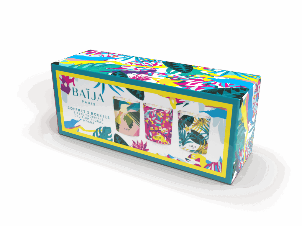 Coffrets bougies Baïja-idées cadeaux de Noël