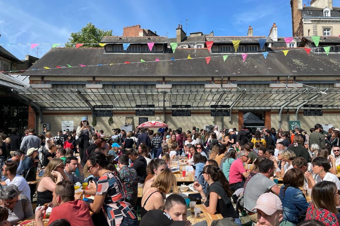 Les halles centrales de Rennes ©Le Marché à Manger