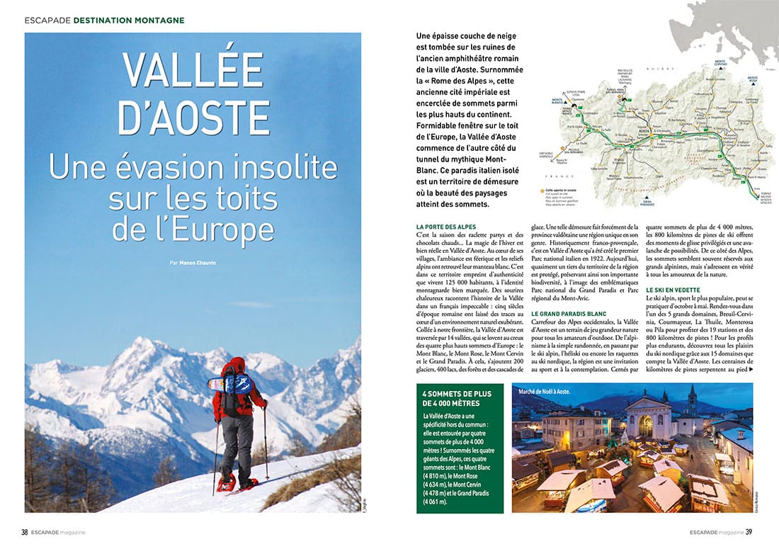 dossier montagne Escapade Magazine 