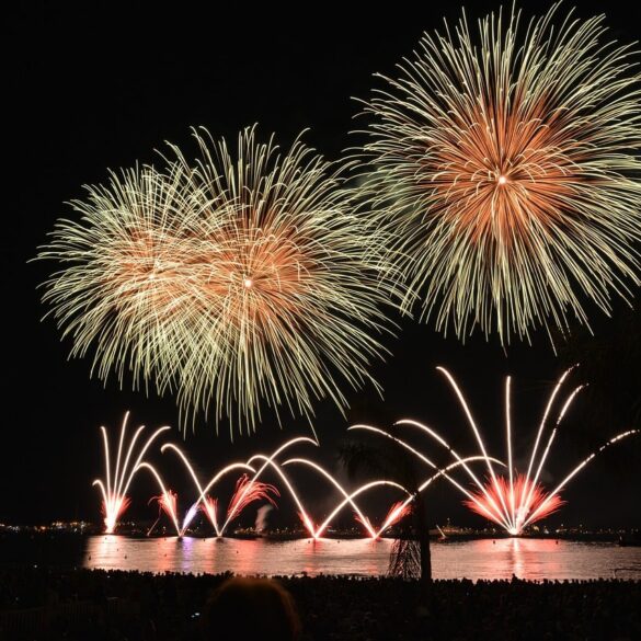 Feu d'artifice Nouvel An
