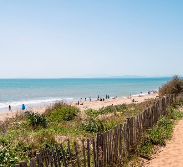 Camping Les Sablons, plage