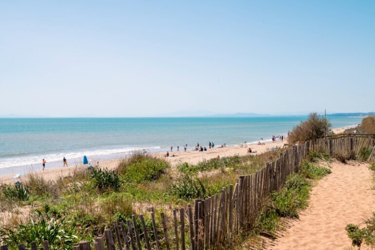 Camping Les Sablons, plage