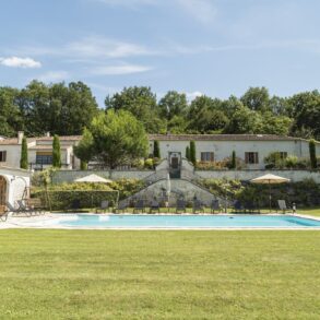 Vignoble, hôtel, Relais-de-Saint-Preuil-piscine