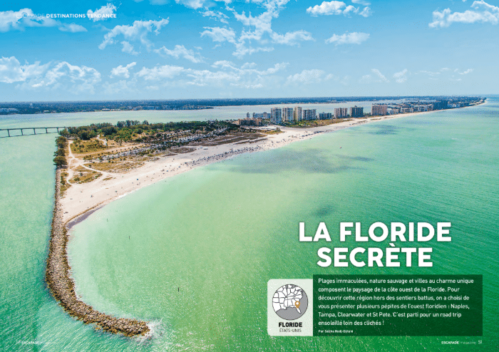 Escapade Magazine, dossier Floride