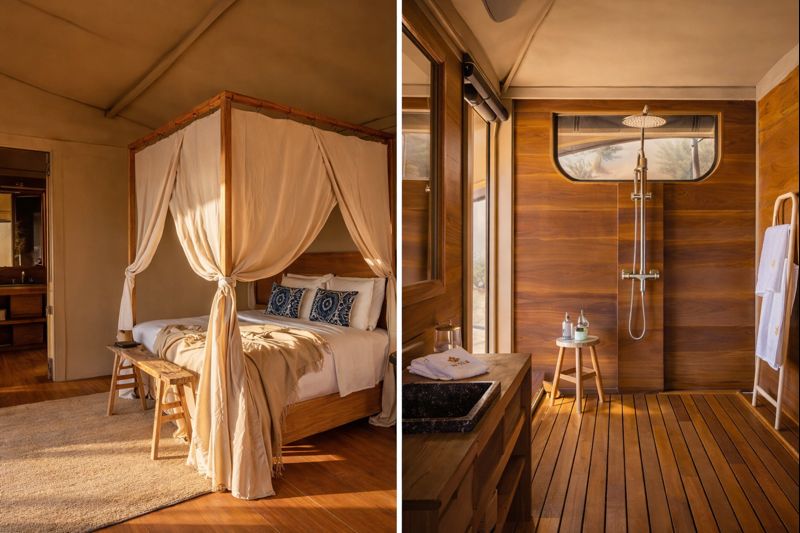 Chambre et salle d'eau 