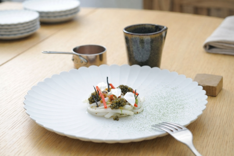 Calamar du Golfe du Lion et carottes fermentées, Lionel Giraud, Michelin 2026