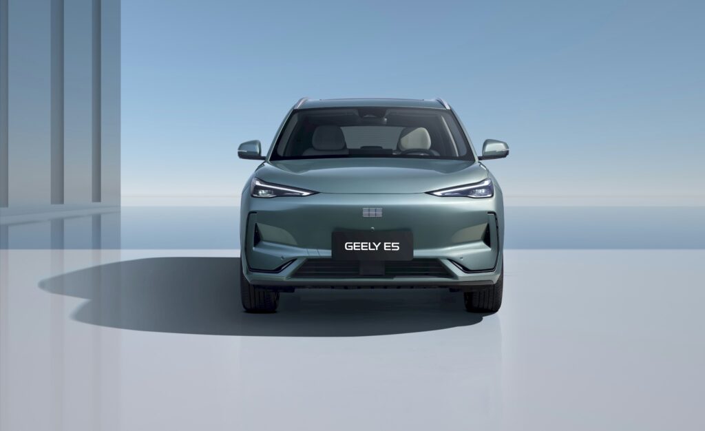 Geely E5 vue de face 