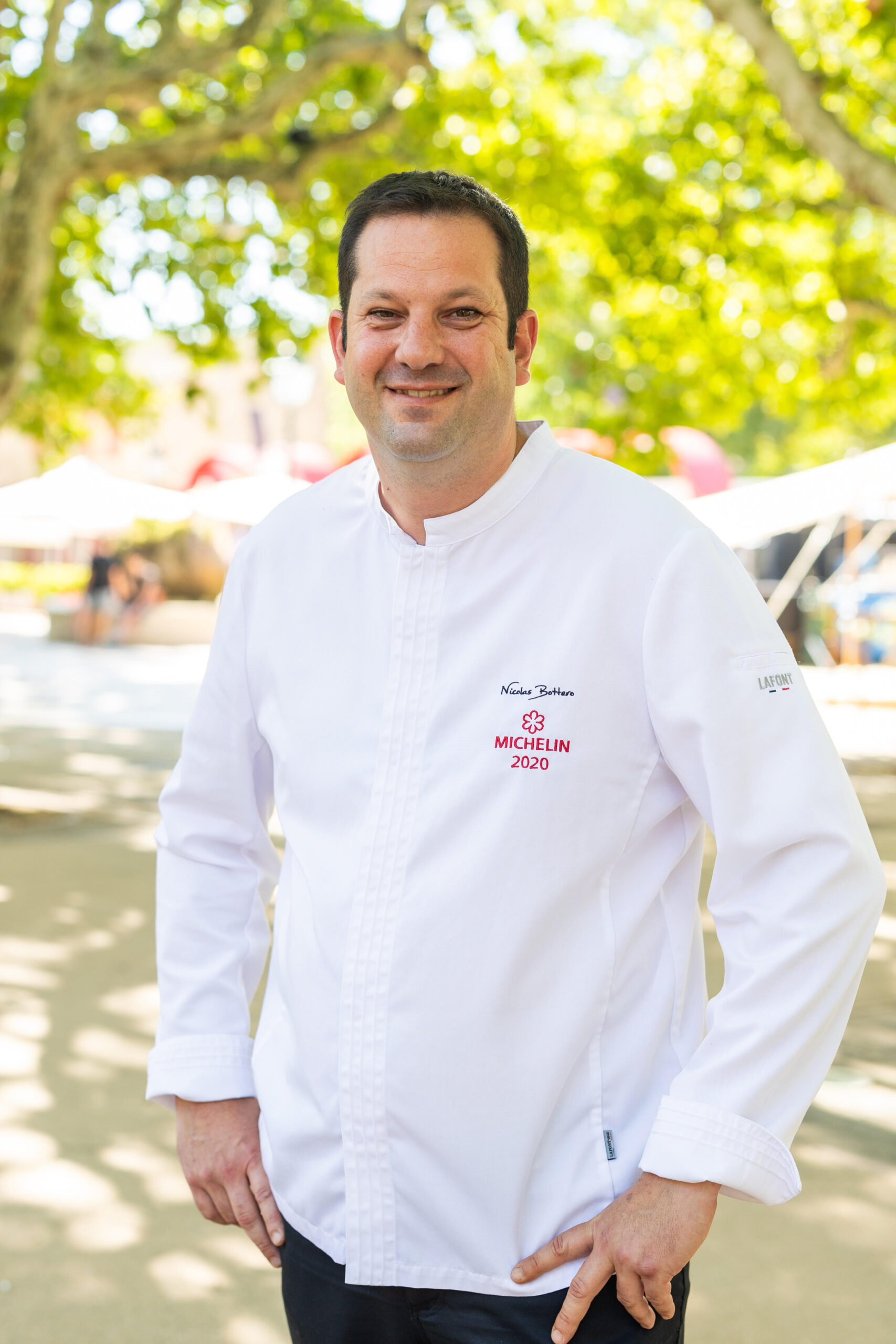 Chef Nicolas Bottero au Mas Bottero en Provence, restaurant étoilé Michelin