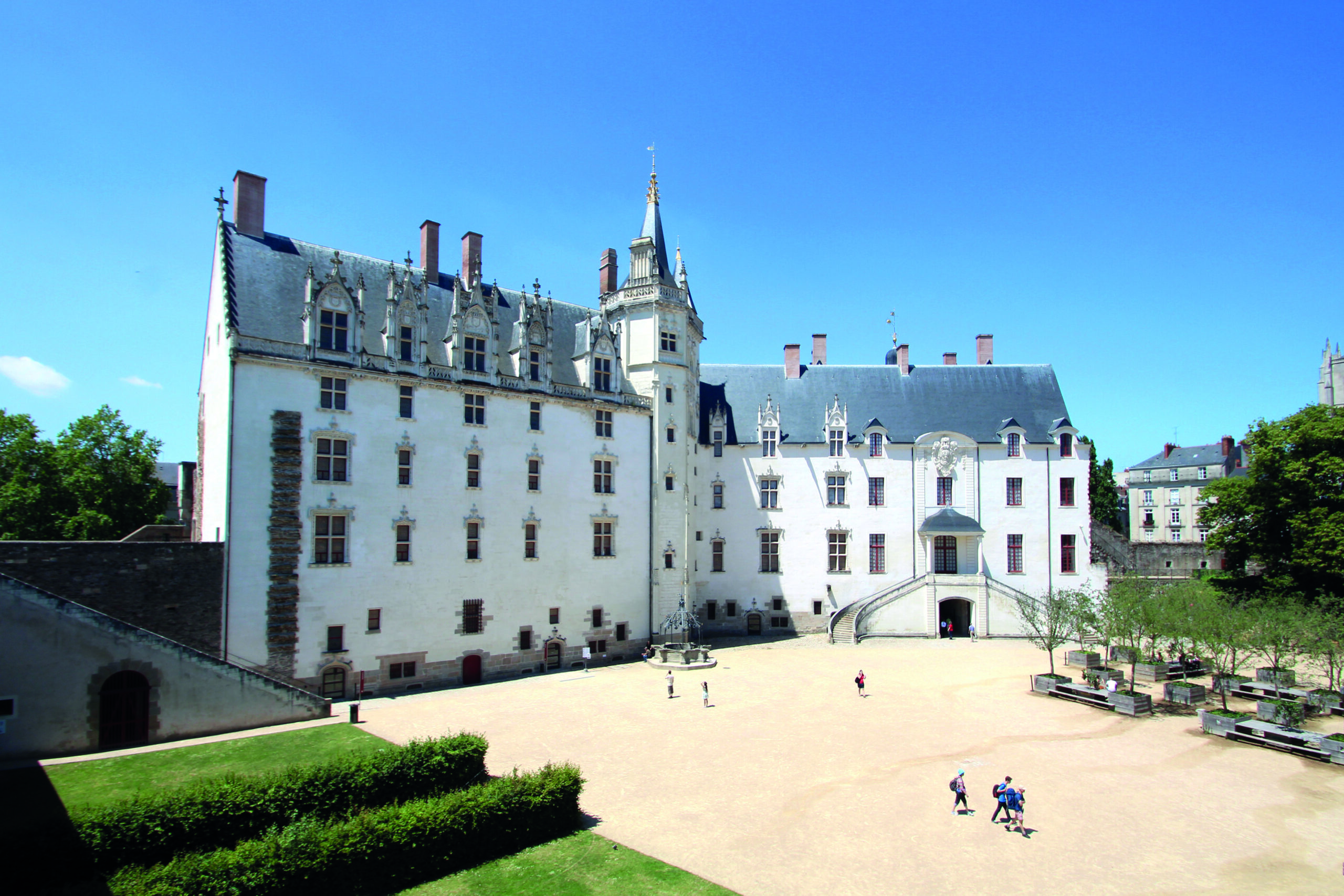 château des Ducs de Bretagne à Nantes vue extérieure