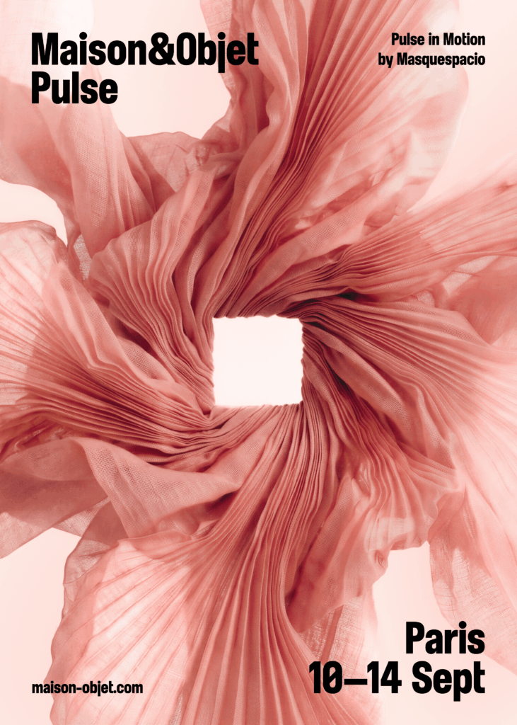 Affiche officielle de Maison&Objet Pulse 2026, "Pulse in Motion"