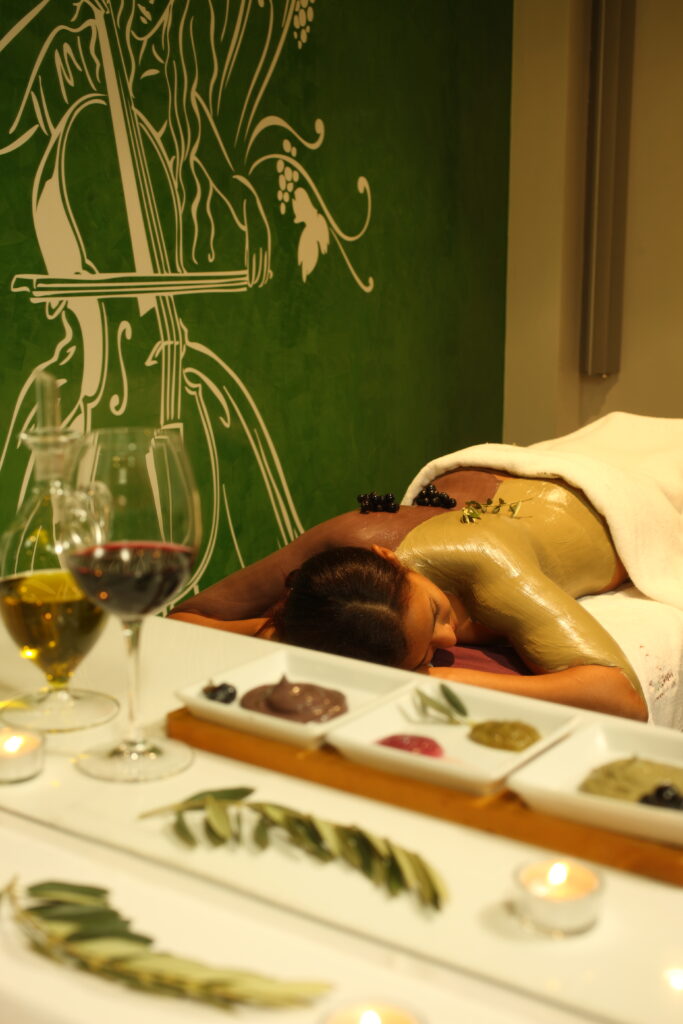 Soin de vinothérapie dans un spa de bodega en Rioja Alavesa