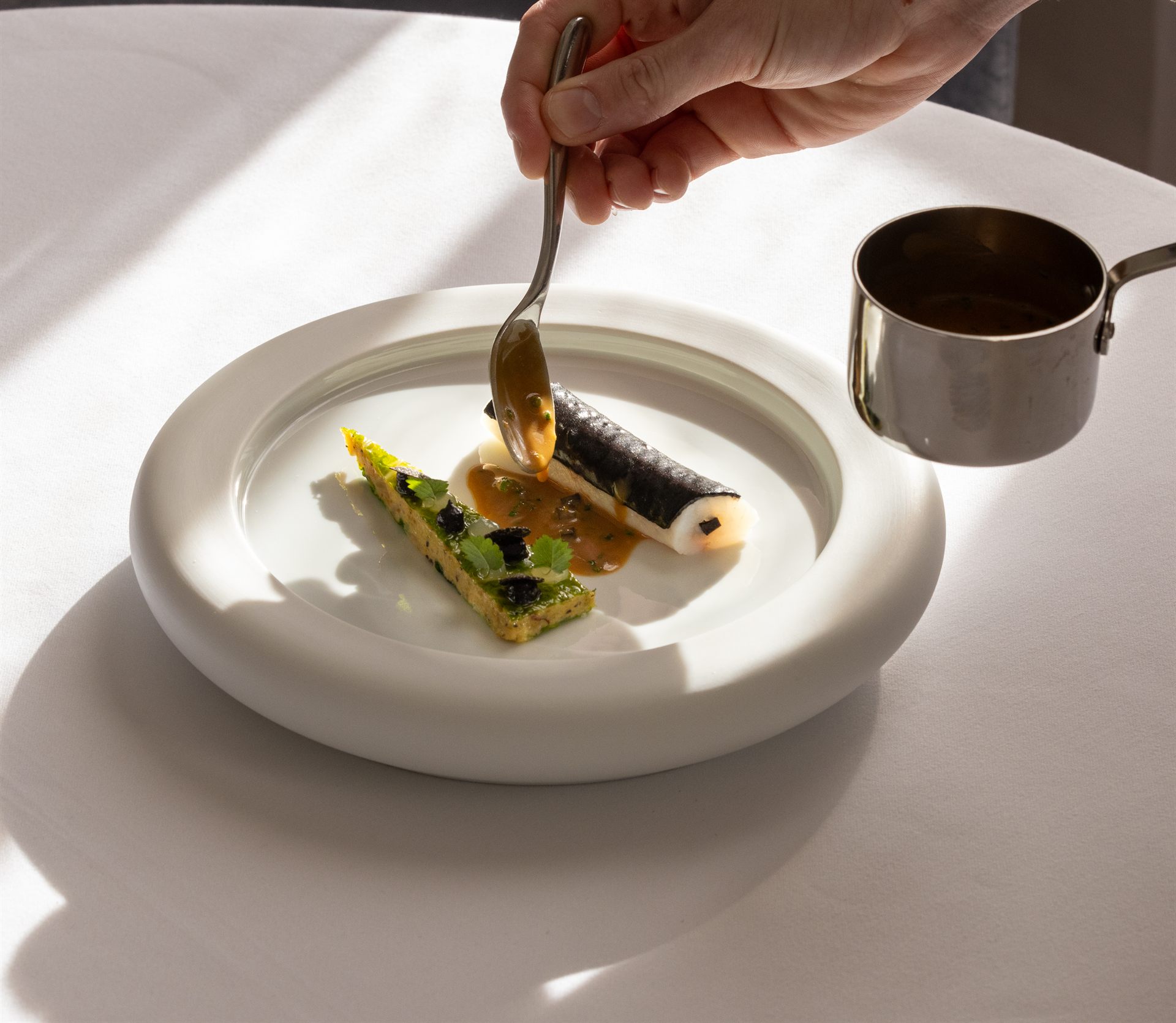 Terrasse du restaurant Le Art au Château de la Gaude