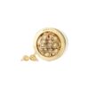 Pot Elizabeth Arden Advanced Gold Ceramide Capsules ouvert révélant les capsules dorées
