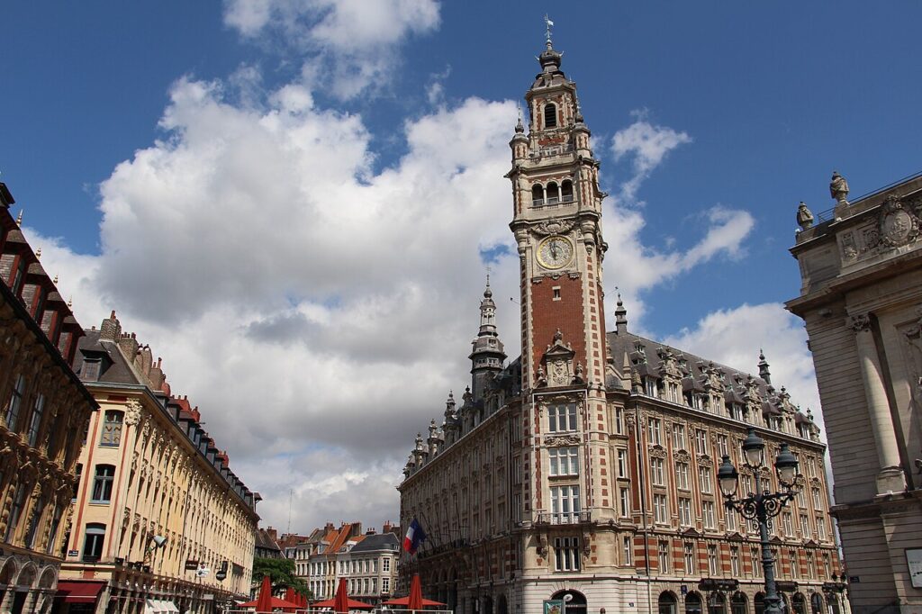Façades colorées de la Grand-Place de Lille