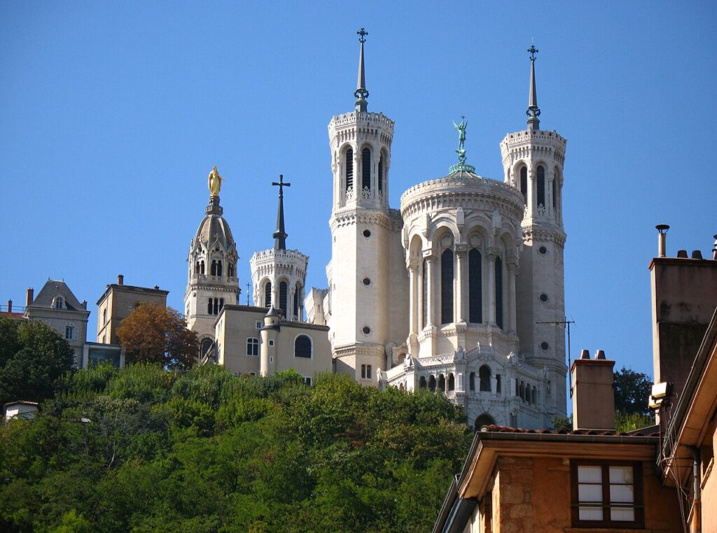 Vue du Vieux Lyon depuis Fourvière