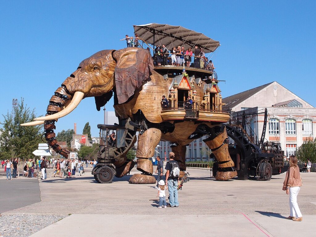 Le Grand Éléphant des Machines de l'île à Nantes